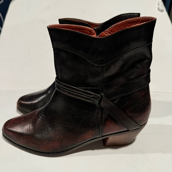 Stacy Adams Harness Contrasting Pattern Ankle Boots Size 8 - Picture 11 of 13